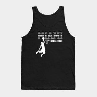 Miami Basketball Player Dunk Dunking T-Shirt Tank Top